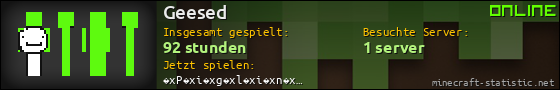 Benutzerleisten 560x90 für Geesed