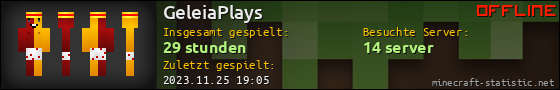 Benutzerleisten 560x90 für GeleiaPlays