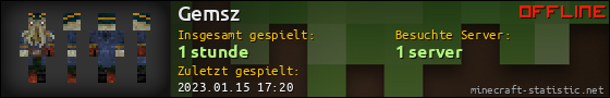 Benutzerleisten 560x90 für Gemsz