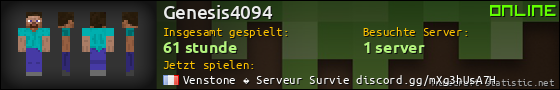 Benutzerleisten 560x90 für Genesis4094