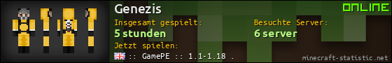 Benutzerleisten 560x90 für Genezis