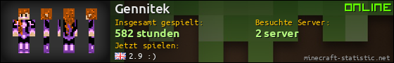 Benutzerleisten 560x90 für Gennitek