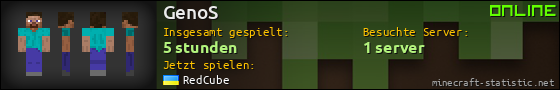 Benutzerleisten 560x90 für GenoS