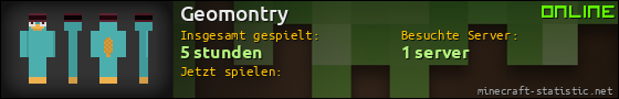 Benutzerleisten 560x90 für Geomontry