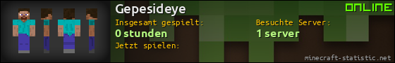 Benutzerleisten 560x90 für Gepesideye