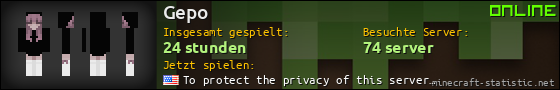 Benutzerleisten 560x90 für Gepo
