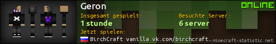Benutzerleisten 560x90 für Geron