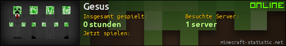 Benutzerleisten 560x90 für Gesus