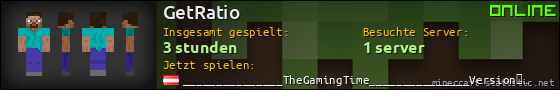 Benutzerleisten 560x90 für GetRatio