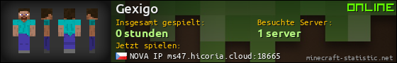 Benutzerleisten 560x90 für Gexigo