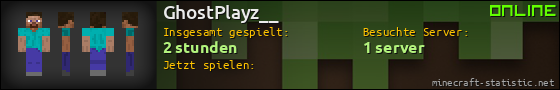 Benutzerleisten 560x90 für GhostPlayz__