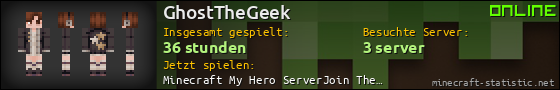 Benutzerleisten 560x90 für GhostTheGeek