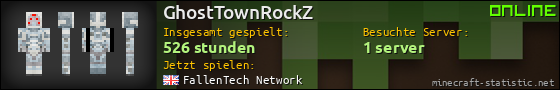 Benutzerleisten 560x90 für GhostTownRockZ