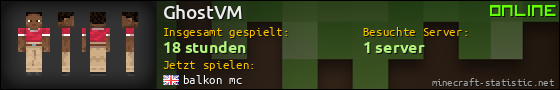 Benutzerleisten 560x90 für GhostVM