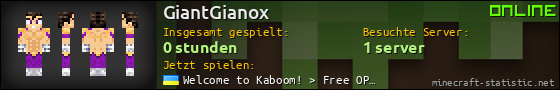 Benutzerleisten 560x90 für GiantGianox