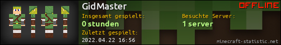 Benutzerleisten 560x90 für GidMaster