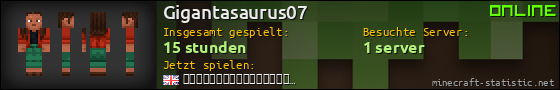 Benutzerleisten 560x90 für Gigantasaurus07