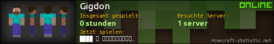 Benutzerleisten 560x90 für Gigdon