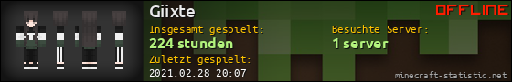 Benutzerleisten 560x90 für Giixte