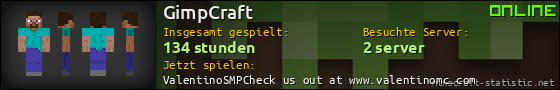 Benutzerleisten 560x90 für GimpCraft