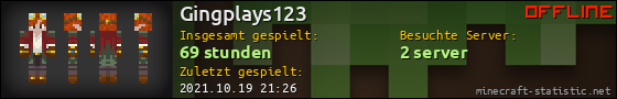 Benutzerleisten 560x90 für Gingplays123