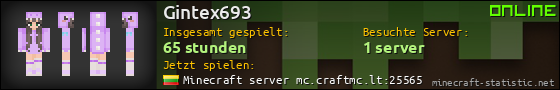 Benutzerleisten 560x90 für Gintex693