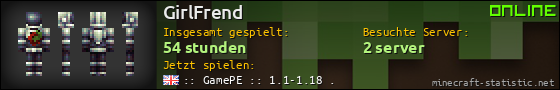 Benutzerleisten 560x90 für GirlFrend