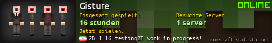 Benutzerleisten 560x90 für Gisture