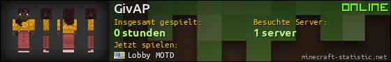 Benutzerleisten 560x90 für GivAP