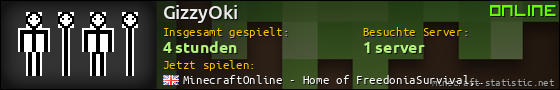 Benutzerleisten 560x90 für GizzyOki
