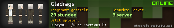 Benutzerleisten 560x90 für Gladrags