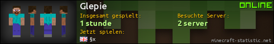 Benutzerleisten 560x90 für Glepie