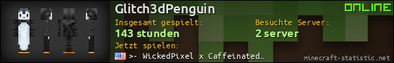 Benutzerleisten 560x90 für Glitch3dPenguin