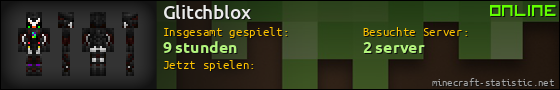 Benutzerleisten 560x90 für Glitchblox