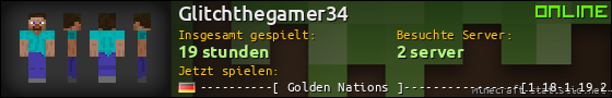 Benutzerleisten 560x90 für Glitchthegamer34