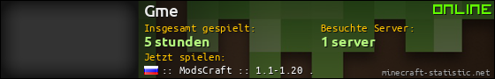 Benutzerleisten 560x90 für Gme