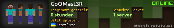 Benutzerleisten 560x90 für GoOMast3R