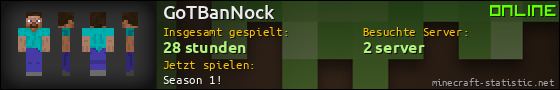 Benutzerleisten 560x90 für GoTBanNock