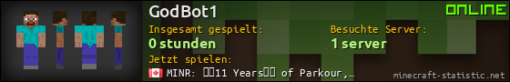 Benutzerleisten 560x90 für GodBot1