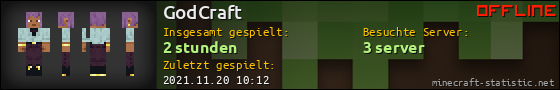 Benutzerleisten 560x90 für GodCraft