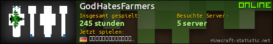 Benutzerleisten 560x90 für GodHatesFarmers