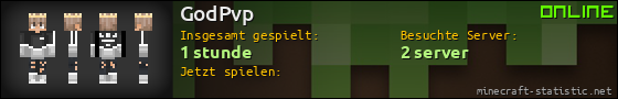 Benutzerleisten 560x90 für GodPvp