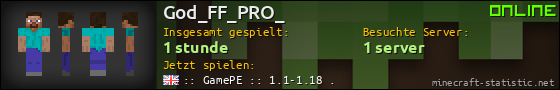 Benutzerleisten 560x90 für God_FF_PRO_