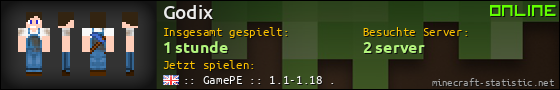 Benutzerleisten 560x90 für Godix