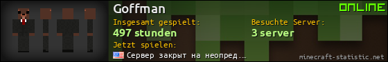 Benutzerleisten 560x90 für Goffman