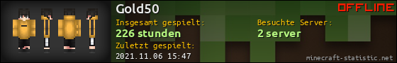 Benutzerleisten 560x90 für Gold50