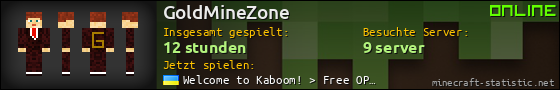 Benutzerleisten 560x90 für GoldMineZone