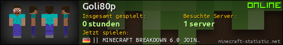 Benutzerleisten 560x90 für Goli80p