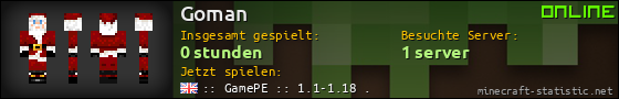 Benutzerleisten 560x90 für Goman