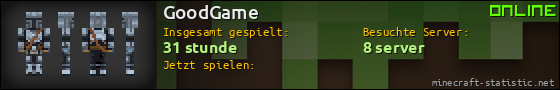 Benutzerleisten 560x90 für GoodGame
